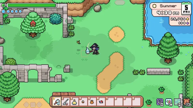 Captura de las minas de Fields of Mistria