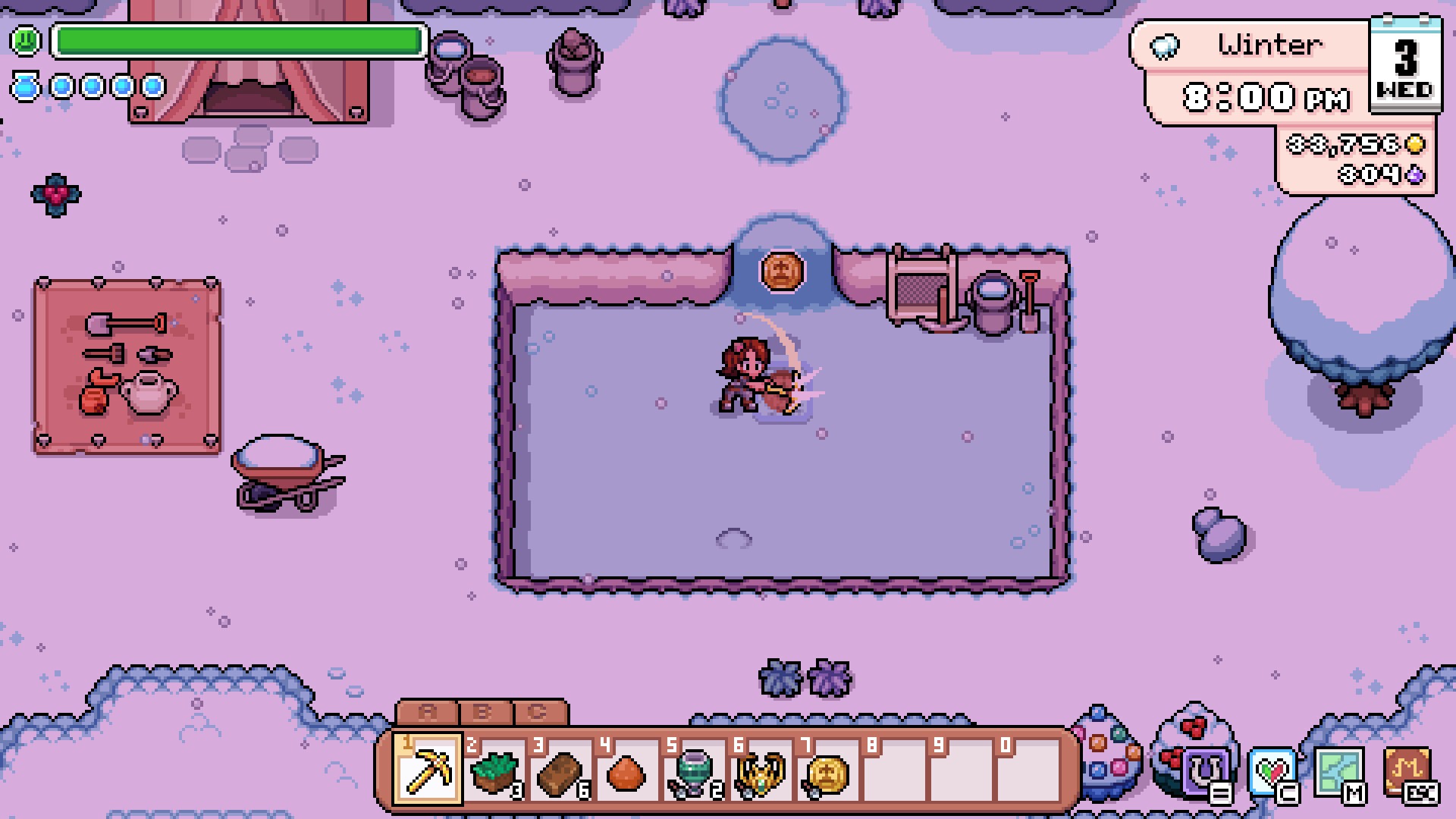 Fields of Mistria interior screenshot