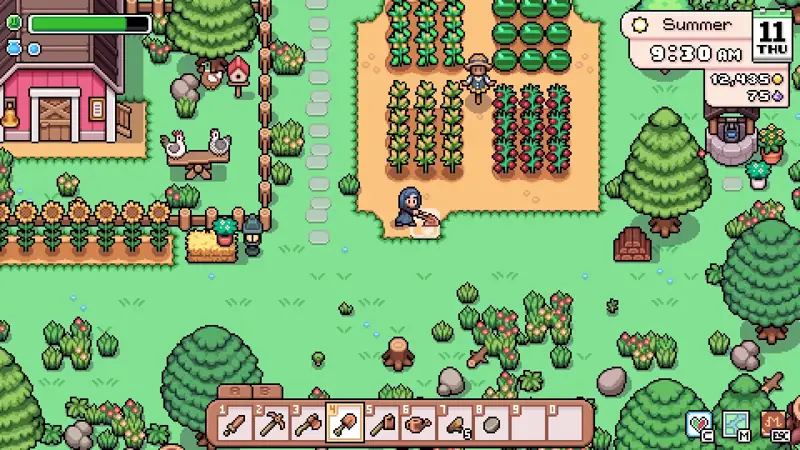 Captura del pueblo de Fields of Mistria